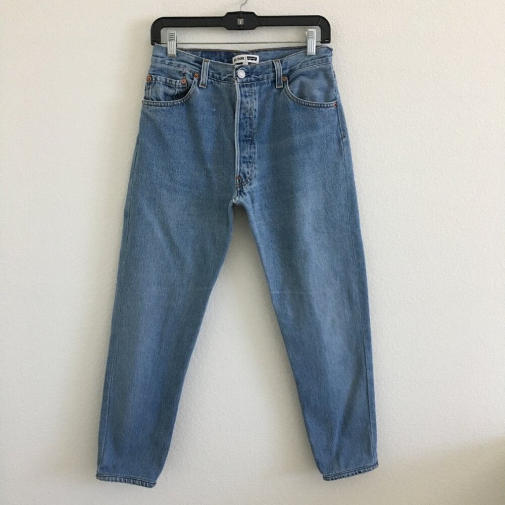 RE/DONE x Levi's Womens 27 Boyfriend Style Retro High-Rise Jean 100% Cotton USA